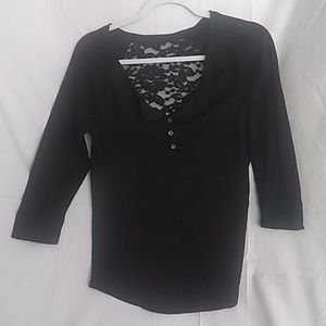 Mudd Lace Back Sweater